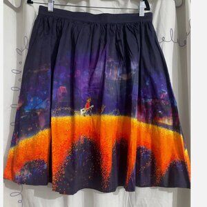 Disney Stitch Shoppe Loungefly Coco Skirt Size Large Marigold Bridge Pixar
